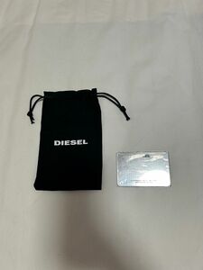 DIESEL 巾着袋 ポーチ ミラー 鏡