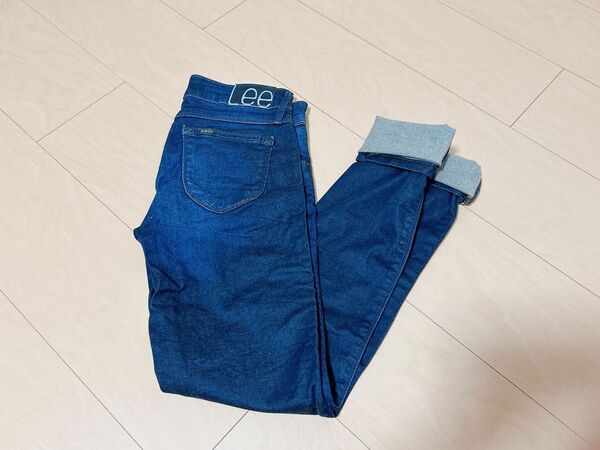 美品 Lee デニムパンツ スリムフィット ウォッシュデニム WASH ②