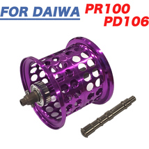 赤　ダイワ DAIWA PR100 PD106 ベイトリール リールスプール 替えスプール 超軽量 浅溝スプール ベイトフィネススプール_画像4