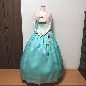 65%OFF!! 美品 レディース 9~11号サイズ 韓服 チマチョゴリ