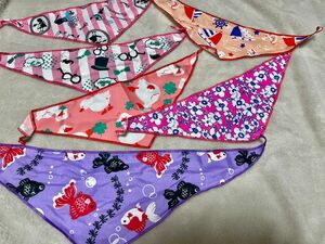 【犬猫】バンダナ、9個セット　 ペット用品　ハンドメイド