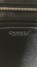 シャネル　キャビアスキン　復刻トート　シルバー金具　CHANEL　トートバッグ　ハンドバッグ　黒 ハンドル自立　シール有_画像6