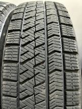 155/65R14 BRIDGESTONE/VRX2 17年/21年製 ホンダ N-BOX 純正 メッキトリム ホワイトスチール 14インチ 4.5J ＋40 100 4H スタッドレス 4本_画像7