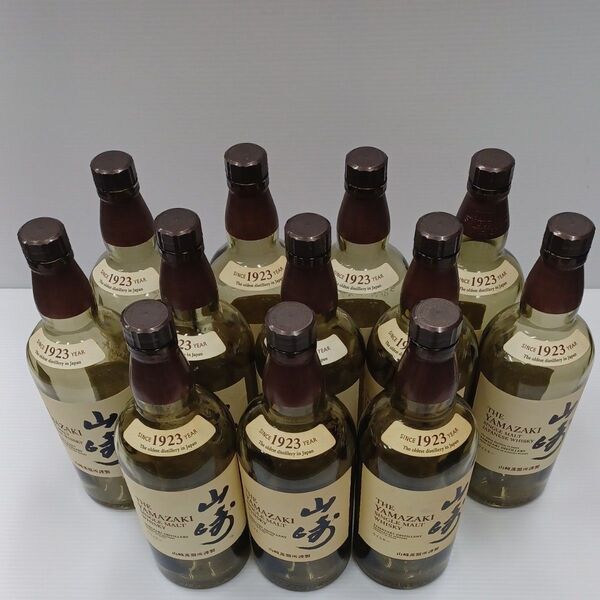 シングルモルトウイスキー 山崎 700ml 空瓶 12本