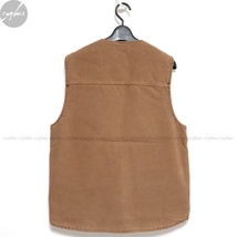 S 新品 Carhartt WIP ARBOR VEST Tamarind faded 定価25,300円 カーハート アーバー ベスト ブラウン 茶 キャンバス ダック ジャケット_画像2