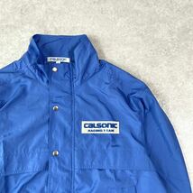 calsonic RACING TEAM カルソニック刺繍 ナイロンジャケット ジャンパー ブルゾン 日産 NISSAN GT 日本車 japan rare jacket_画像6