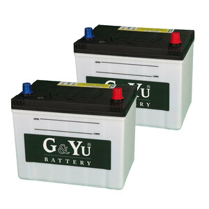 G&Yu バッテリー 90D26L　（お得な2個セット）　ecobaシリーズ