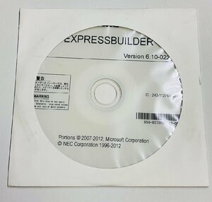 2YXS847★現状品★NEC EXPRESSBUILDER Version 6.10-022.02　Express5800/T110d,T120d