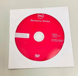 2YXS698★現状・未使用品★DELL Resource Media(デバイス ドライバー&ユーティーリティ) For Optiplex 9020