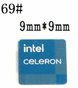 69# 10 один поколения [intel ceLeRON] эмблема наклейка #9*9.# условия имеется бесплатная доставка 