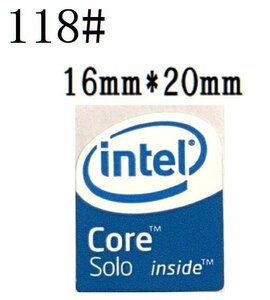 118# 【CORE Solo】エンブレムシール　■16*20㎜■ 条件付き送料無料