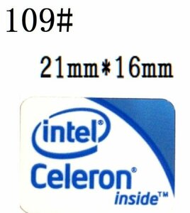 109# 【Celeron】エンブレムシール　■21*16㎜■ 条件付き送料無料