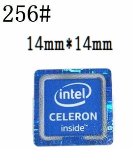 256# 新世代【intel inside CELERON】エンブレムシール　■14*14㎜■ 条件付き送料無料