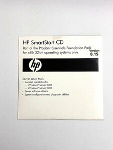 2YXS805★現状品★HP SmartStart CD For x86 32bit オペレーティングシステム Version 8.15