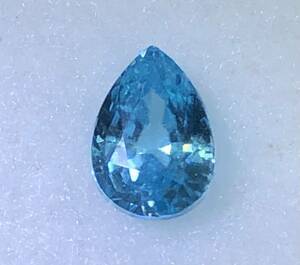  Special . natural blue zircon 1.195ct