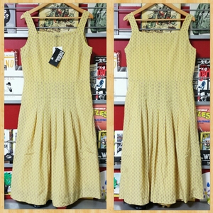  regular price 9975 jpy RODEO CROWNS Rodeo Crowns One-piece dress pattern yellow new goods 