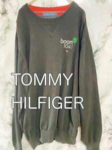TOMMY HILFIGER トミーヒルヒィガー　boom セーター　ブラック