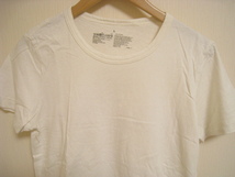 無印良品 MUJI Tシャツ 半袖 コットン100% サイドスリット 白 ホワイト サイズL_画像2