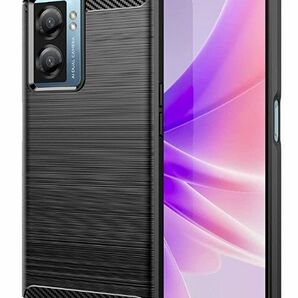 OPPO A77　ソフトケース カバー　ブラック TPU