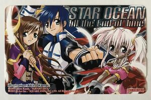 STAR OCEAN Till the End of Time スターオーシャン3　抽プレ テレカ テレホンカード　　神田晶 月刊少年ガンガン スクウェア・エニックス