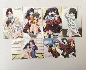 ふぁいなりすと finalist 特典テレカ 全種セット  あきのしん如月水まりお金田しんたろー若月さな PrincessSoft プリンセスソフト PS2版