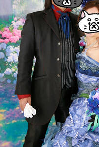 EXCEL wedding new . for wedding costume men's formal 3 point set high class tuxedo YM size made in Japan u Eddie ng.21