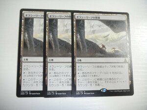 D490【MTG】オラン＝リーフの廃墟 3枚セット