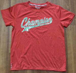 Champion チャンピオン ポリエステル地 Tシャツ Lサイズ★ドライ 速乾 スポーツ系