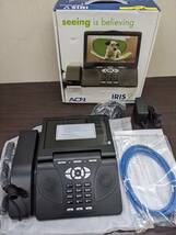 送料無料g24856 テレビ電話 ACN IRIS WG4K Video Phone 黒 未使用_画像1