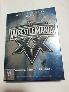 WWE　レッスルマニア20 DVD 2004年 ディスク三枚組 ディスクきれいです 0707
