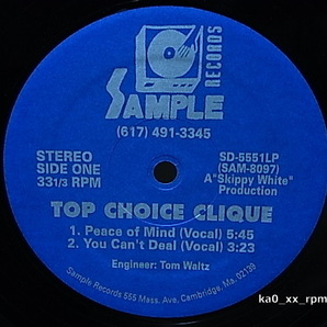 ★☆Top Choice Clique「Peace Of Mind / You Can't Deal」☆★5点以上で送料無料!!!の画像1