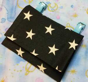  hand made movement pocket simple star pattern black pocket tissue case tissue case 