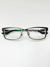 Zoff SUPER FIT（ビジネス）ZO222012-17F1 ゾフ スクエア型 ガンメタ 眼鏡 良品_画像2