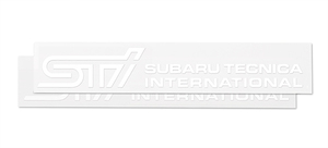  Subaru [STI стикер C ( белый )] оригинальный новый товар 