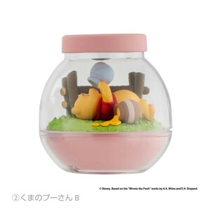 新品 くまのプーさん B ピンク ディズニー ウィニーザプー カプセリウム カプセルトイ ガチャガチャ ガシャポン ガチャポン フィギュアの画像1