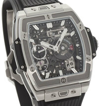 HUBLOT ウブロ 614.NX.1170.RX スピリット オブ ビッグバン メカ-10 腕時計 チタニウム ラバー メンズ 中古_画像4