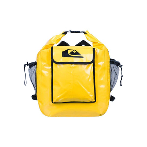 送料無料■QUIKSILVER(クイックシルバー)QS DELUXE WET BAG YELLOW ウエットスーツ収納防水バッグ 3２L