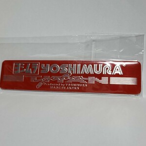 ヨシムラ YOSHIMURA TITAN チタン レッド 耐熱アルミステッカー 1枚 【新品】 【即決】 【送料無料】c