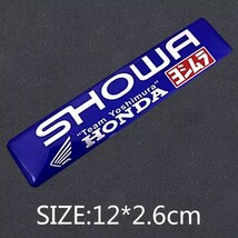 ヨシムラ YOSHIMURA HONDA SHOWA 青 ブルー 耐熱アルミステッカー 【即決】【送料無料】a_画像4