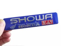 ヨシムラ YOSHIMURA HONDA SHOWA 青 ブルー 耐熱アルミステッカー 【即決】【送料無料】a_画像5