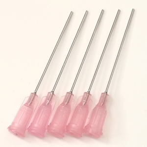 【20G】 シリンジ用 ニードル 針 5個セット 交換 注射器 替え ピンク