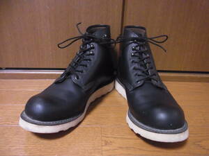 239-88/BEAMS/ビームス/別注/RED WING/レッドウィング/9873/裏半円犬タグ/プレーントゥ/アイリッシュセッター/9D/27cm/ブラック