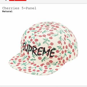 supreme cherries 5-panel camp cap box logo tee Tシャツ キャップキャップ