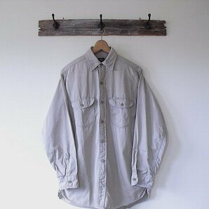 Lee CHETOPA Cotton Twill Shirt（1960s） リー チェトパ コットンツイル シャツ Made in U.S.A ＠M ベージュ 黒タグ ヴィンテージの画像4