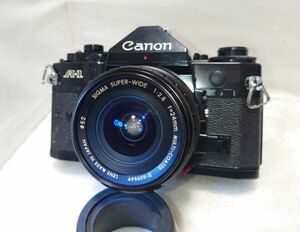 ★★人気！超美品セット★★CANON キヤノン A-1 24mm F2.8★完動品★