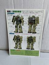 MSV 1/144 MS-06F ザクII マインレイヤー 説明書 解説書 機動戦士ガンダム_画像2