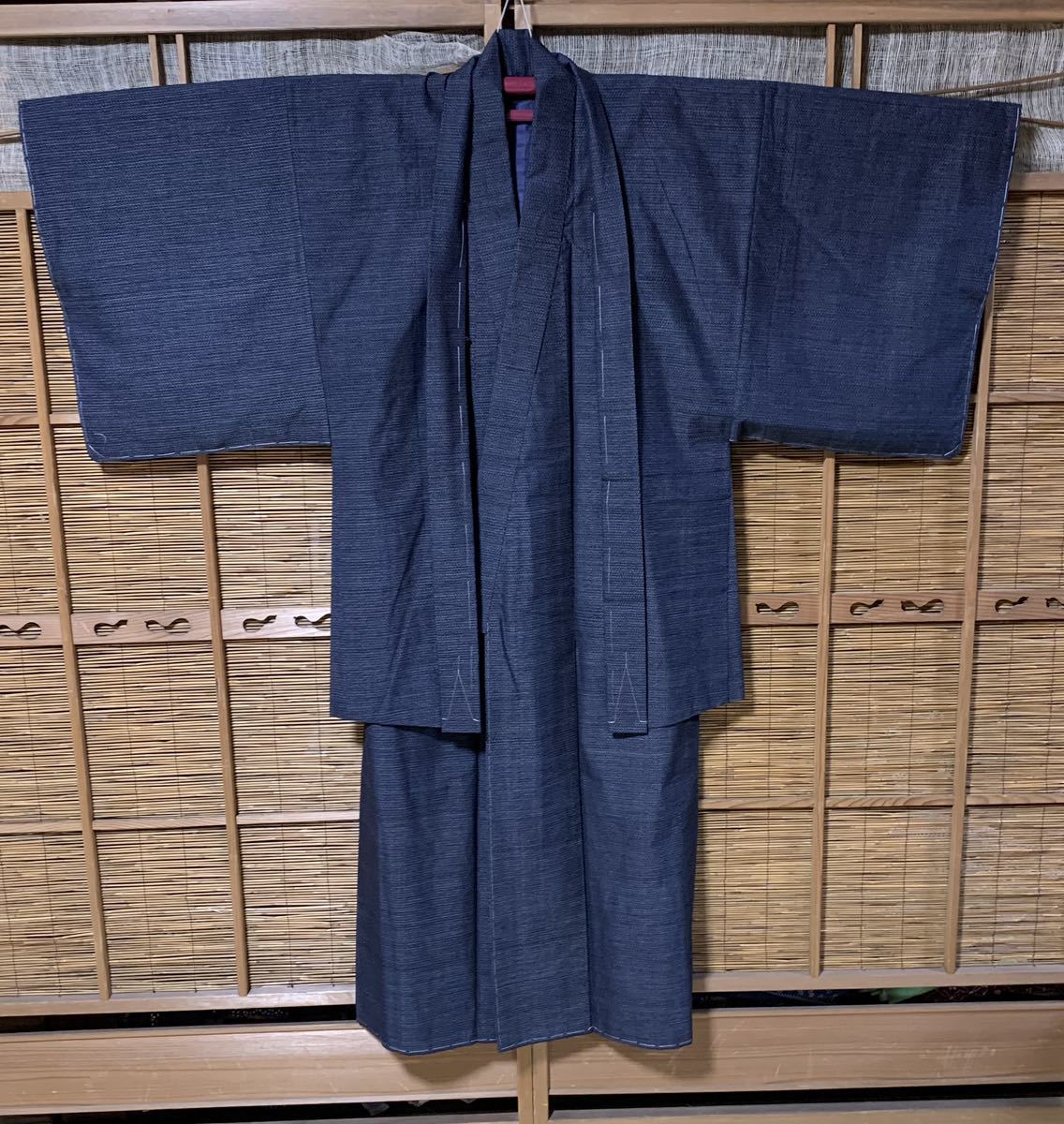 大島紬 男性 アンサンブル 般若-