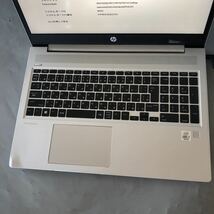 JXJK3785【ジャンク】HP ProBook 450 G7 /Core i7-10510U 1.80GHz/メモリ16GB/動作未確認/BIOS確認済/筐体破損_画像2