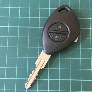 SB3512 Subaru sending 185 jpy rare Subaru original remote control key less Pleo Vivio Sambar etc. 2B 2 button black black blue blue 