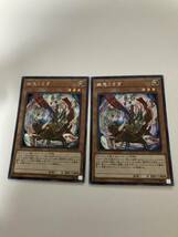 遊戯王　幽鬼うさぎ　2枚セット　絵違い　シークレットレア　シク　中古品_画像2